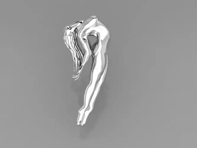 woman statue necklace