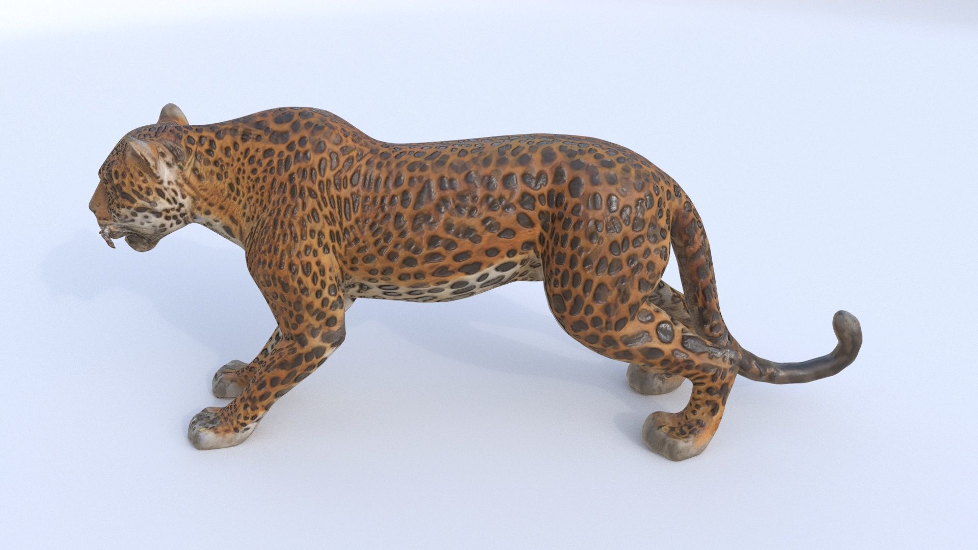 Jaguar 3D model_2