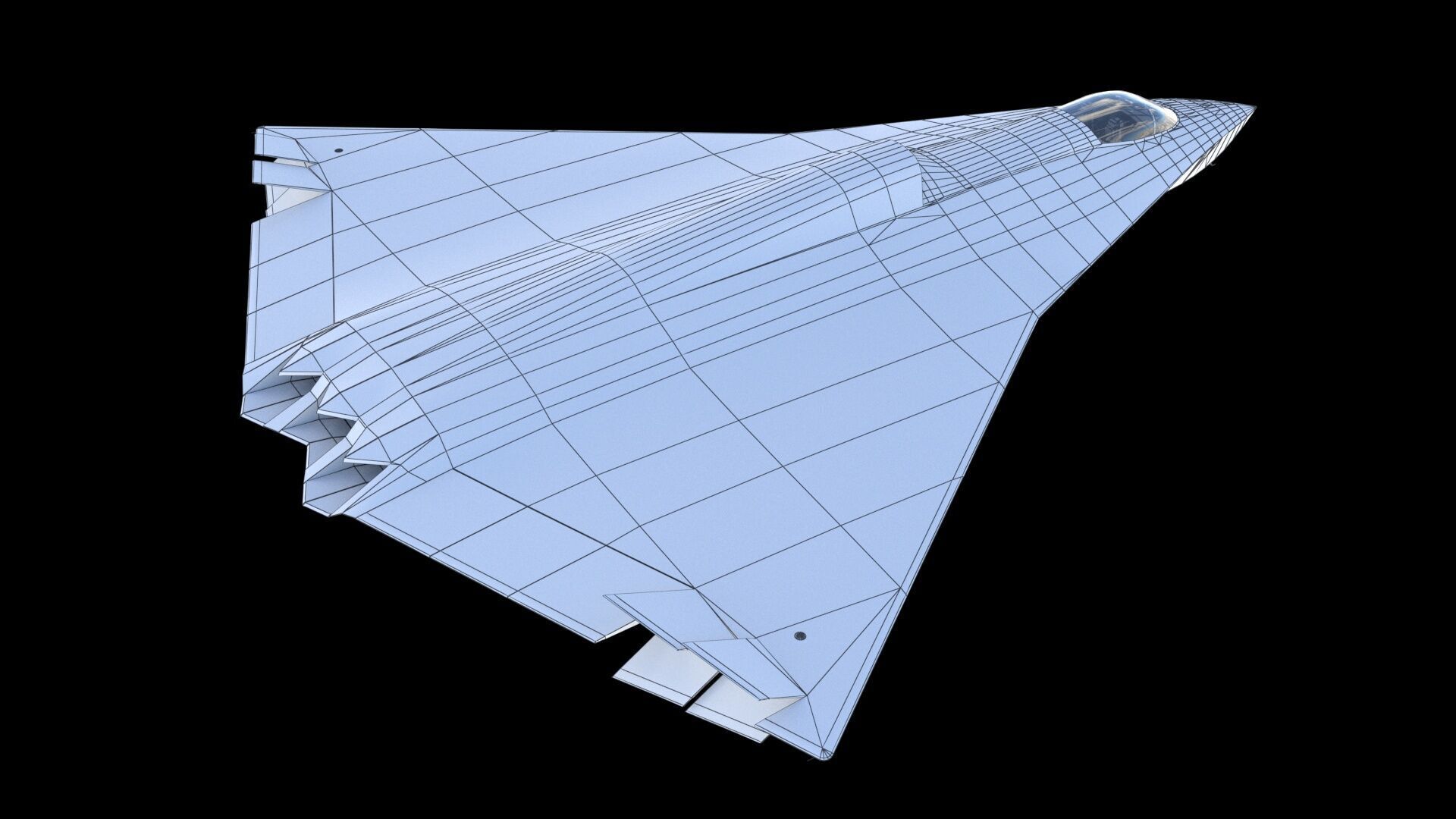 Chengdu J-36 3D model_27