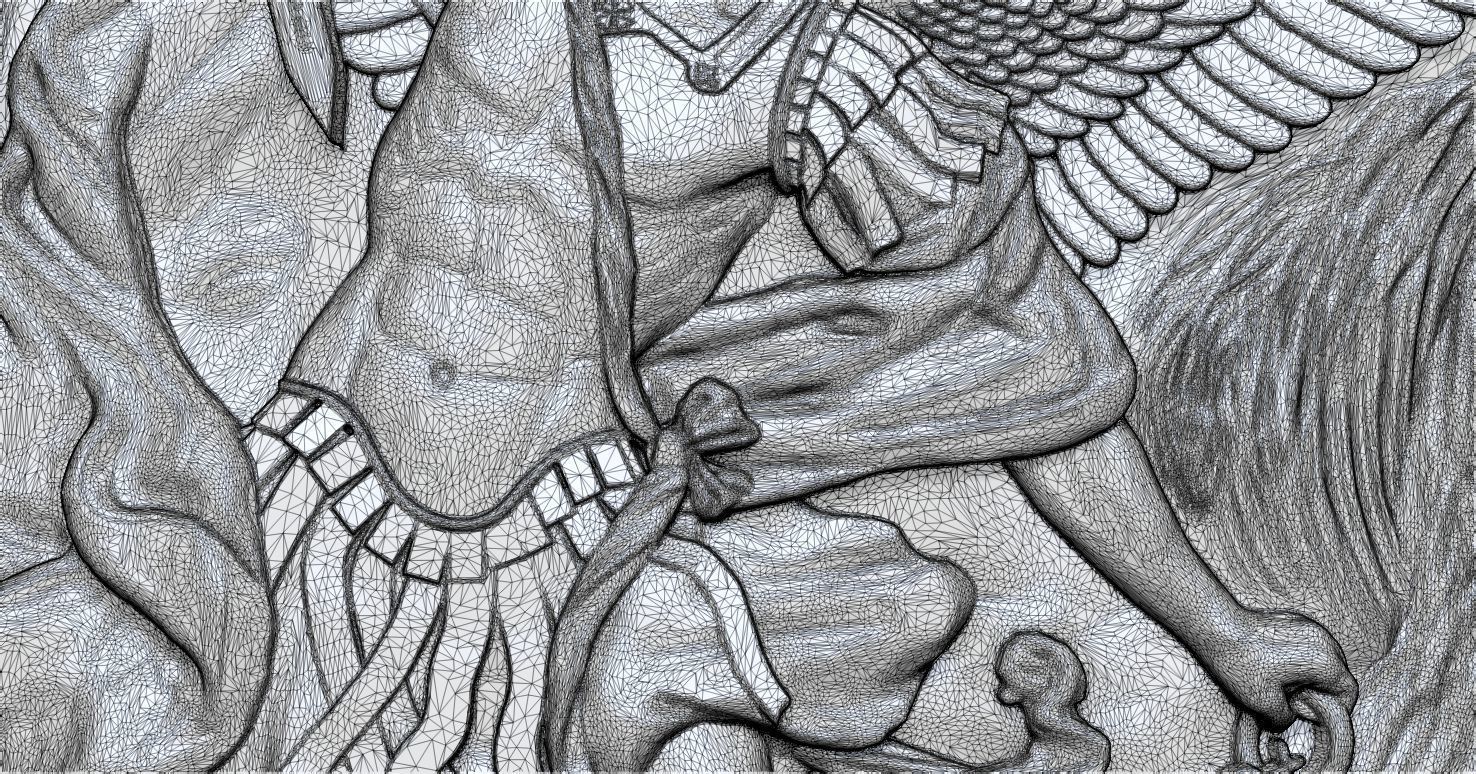 Saint Michael Archangel Medal 3D print model_21