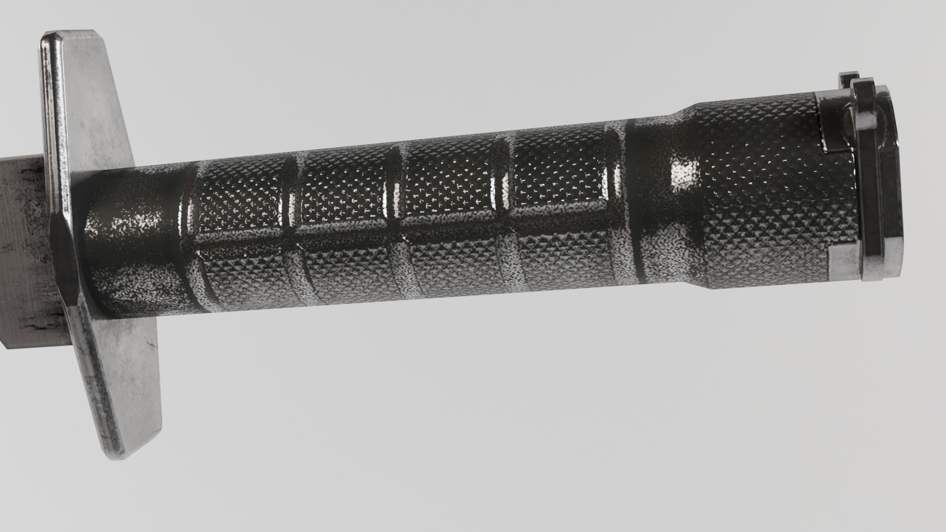 Combat knife 3D model_9