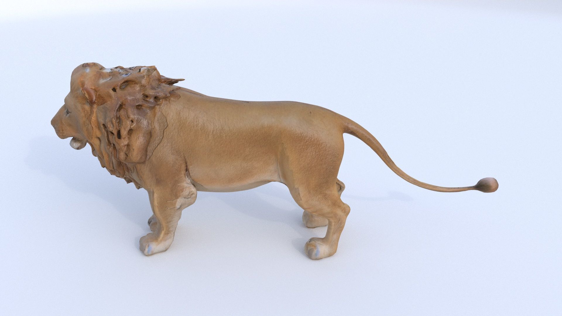 Lion 3D model_2
