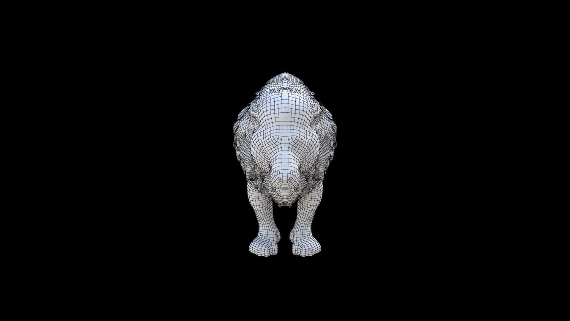 Lion 3D model_6