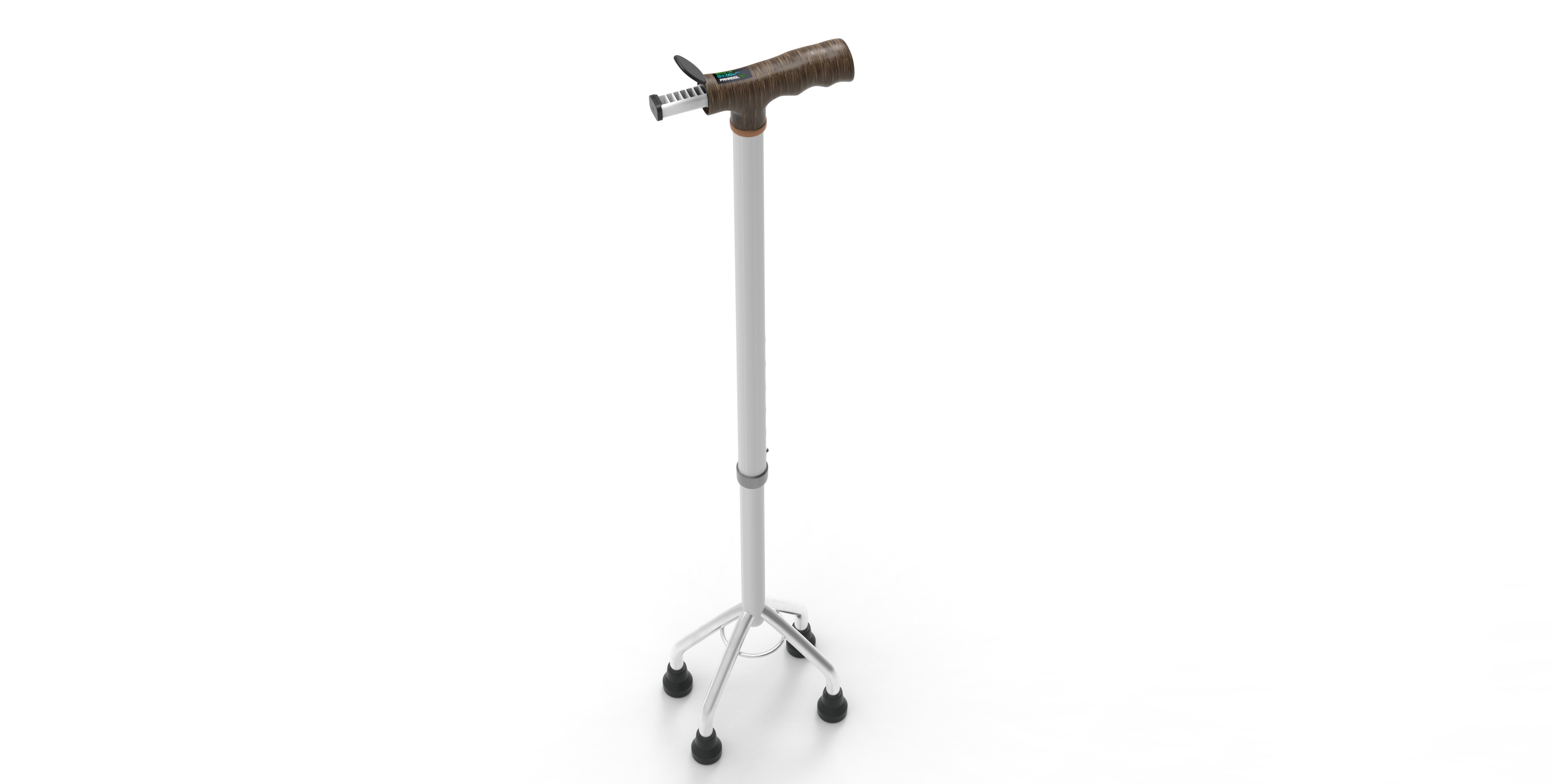 QUAD CANE STICK 3D model_1