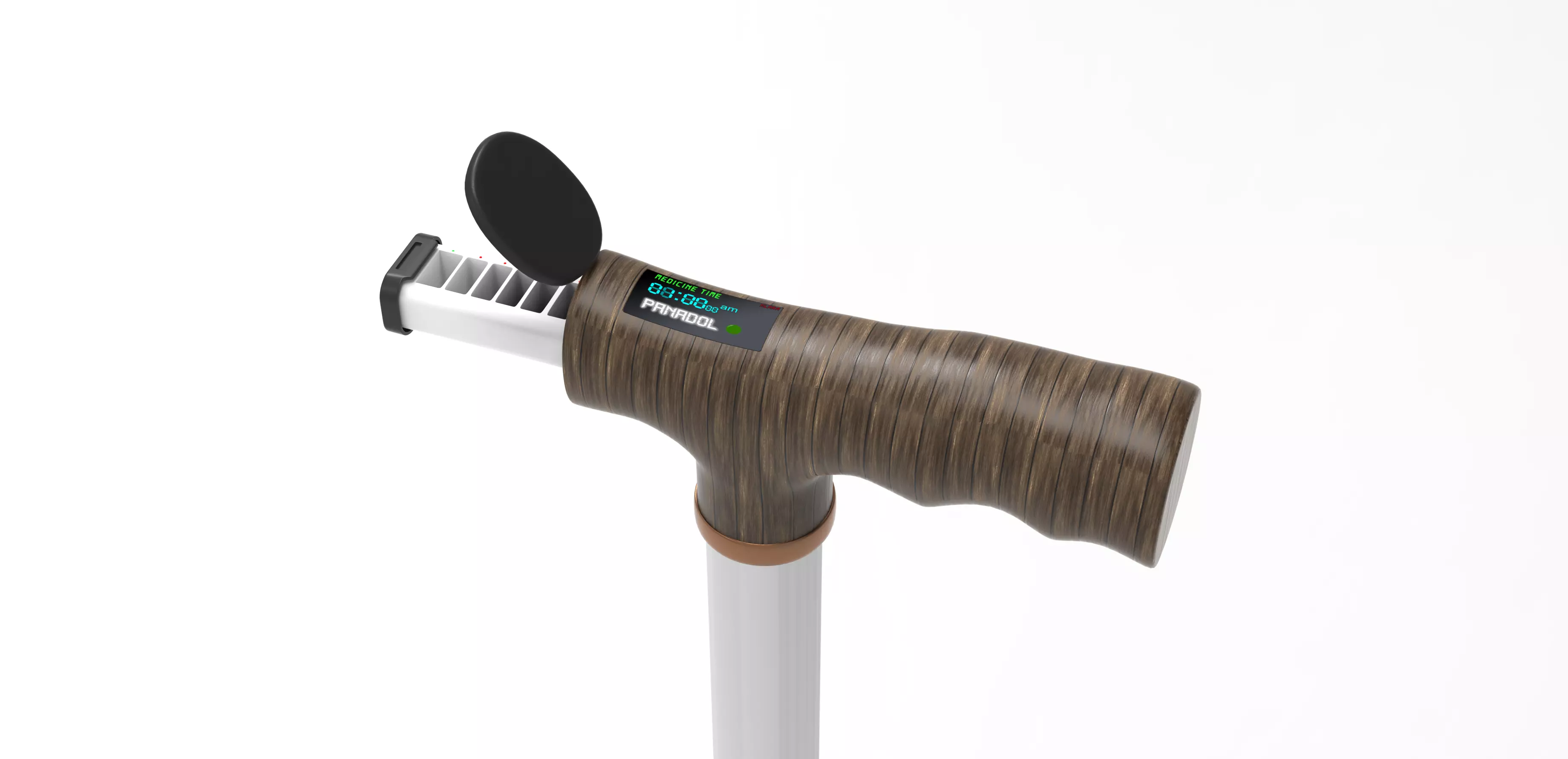 QUAD CANE STICK 3D model_0