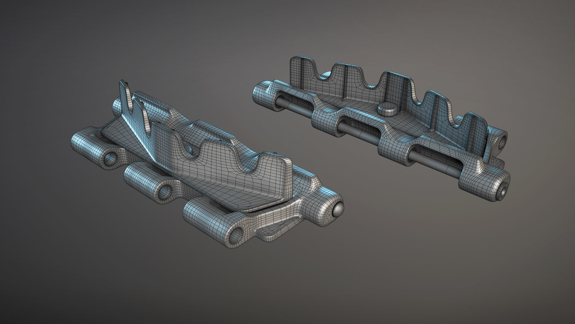 AT-T Tractor Tracks High-Poly 3D model_9