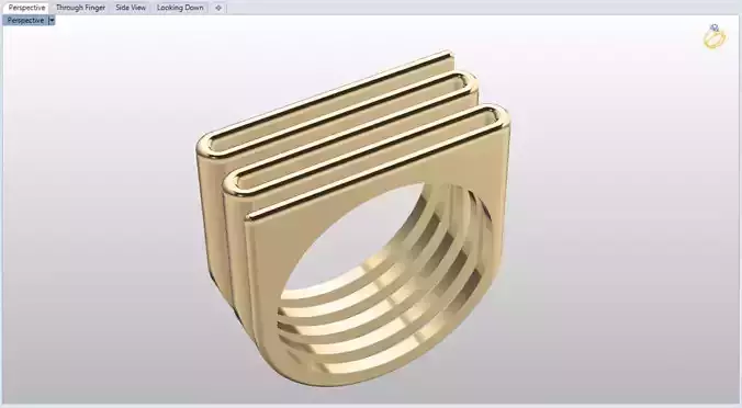 minimalist unique ring 