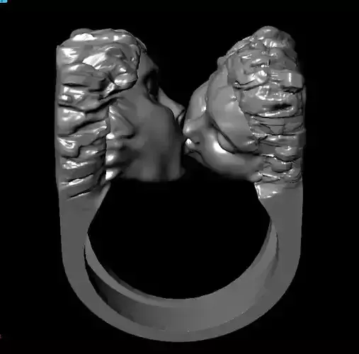 kissing ring 3D print model