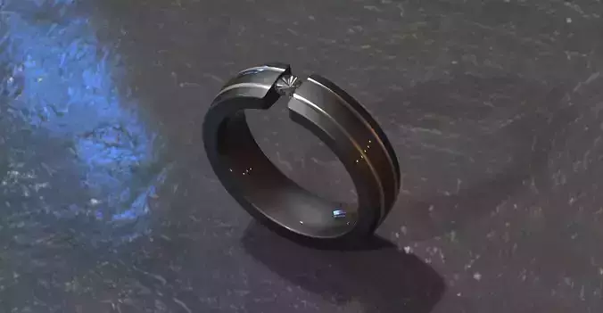 Tension Ring 3D print model
