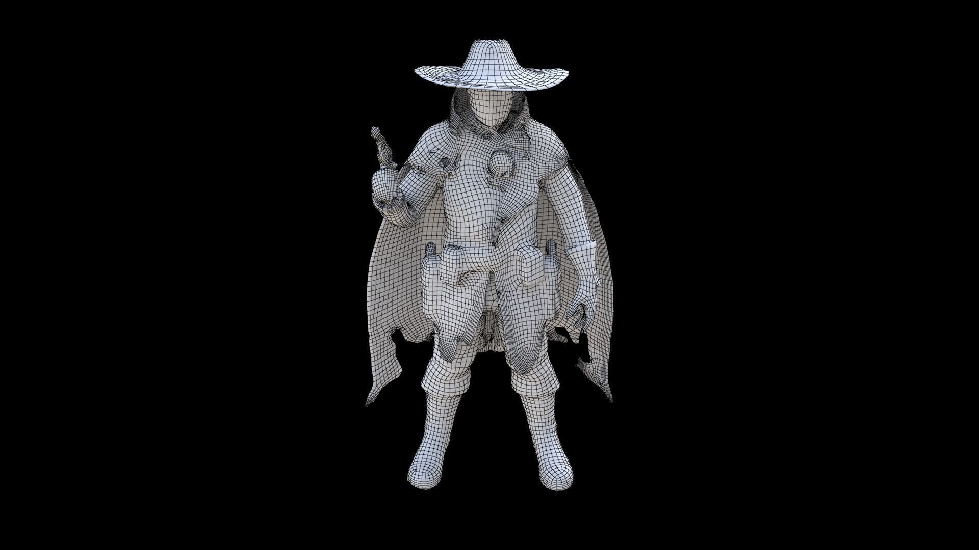 Cowboy3 3D model_6