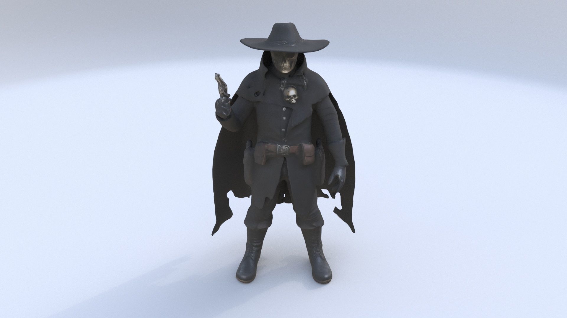 Cowboy3 3D model_1