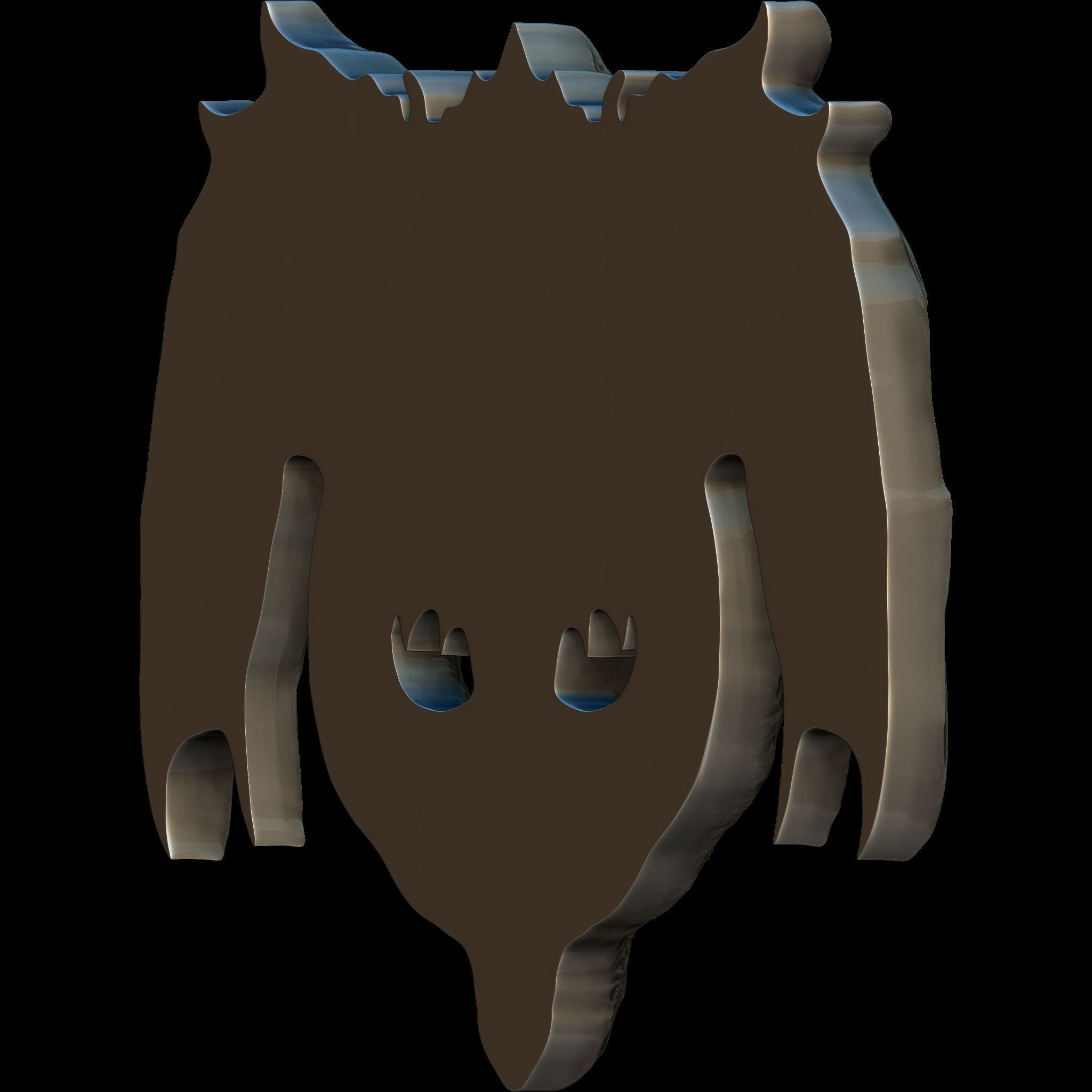 Dragon Head Relief No12 STL file for 3d Printing or CNC 3D print model_5