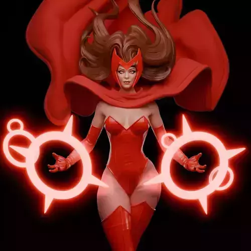 Scarlet Witch STL 3D print model