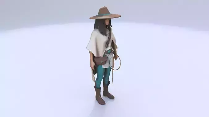 Cowboy4 3D model
