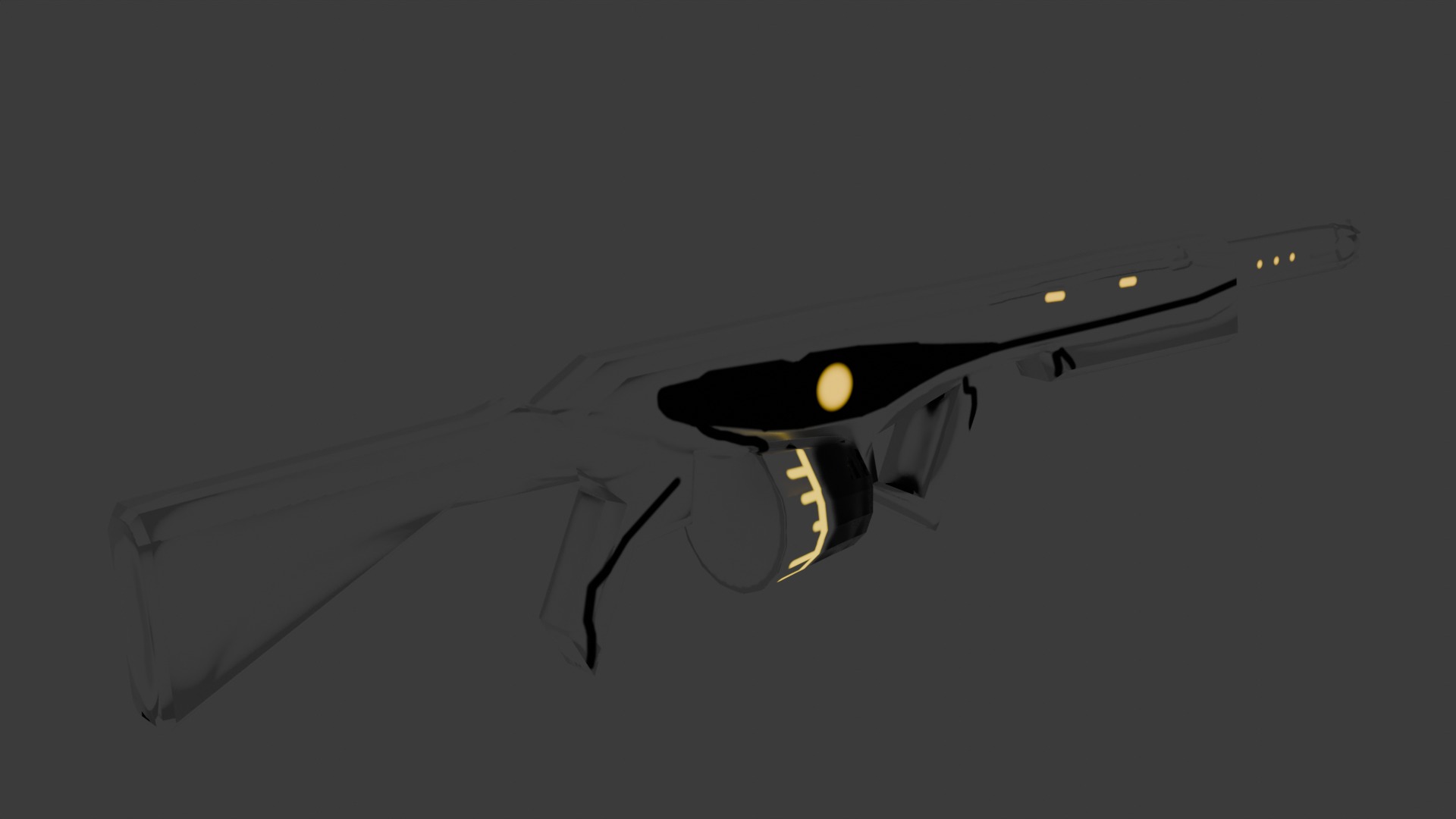 rifle Free low-poly 3D model_1