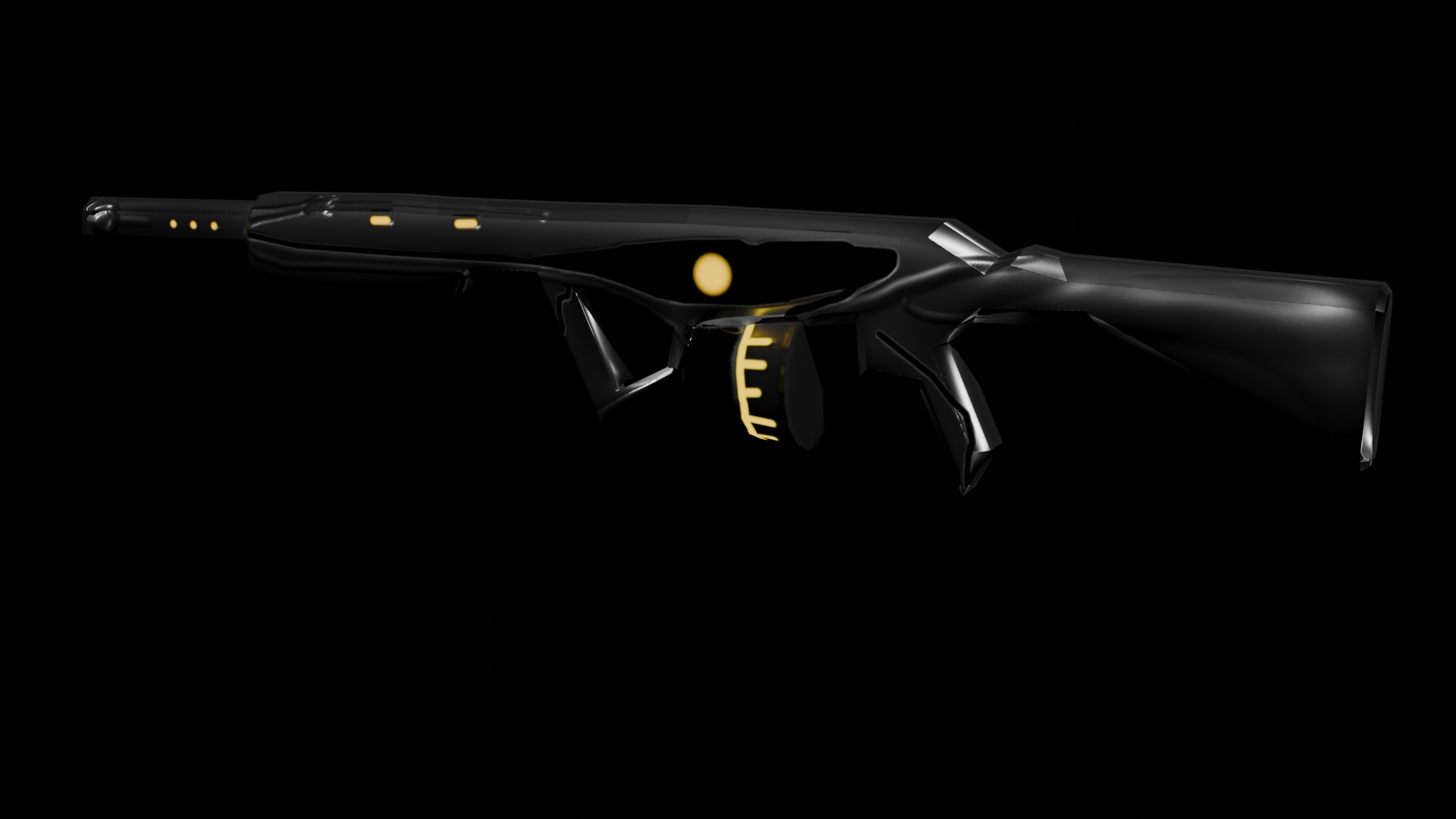 rifle Free low-poly 3D model_3