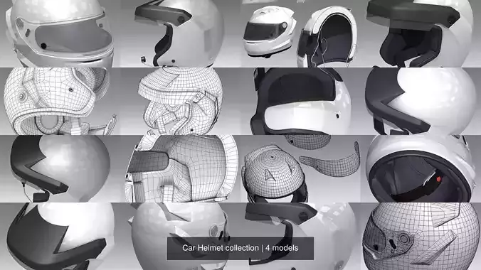 Car Helmet collection 