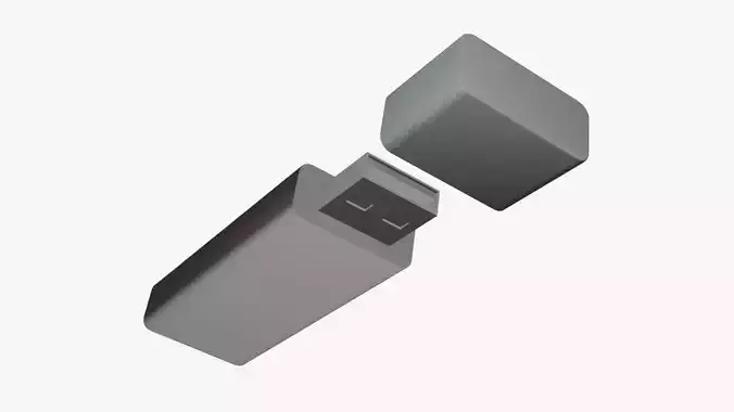 Basic Drive USB - Geometry Only No Textures No Materials