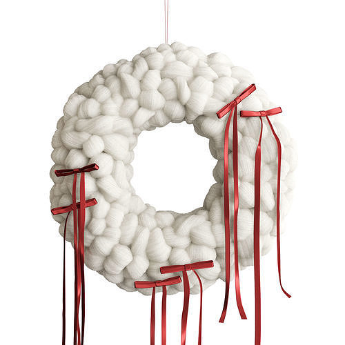 Christmas wreath  Helen Loom 3D model