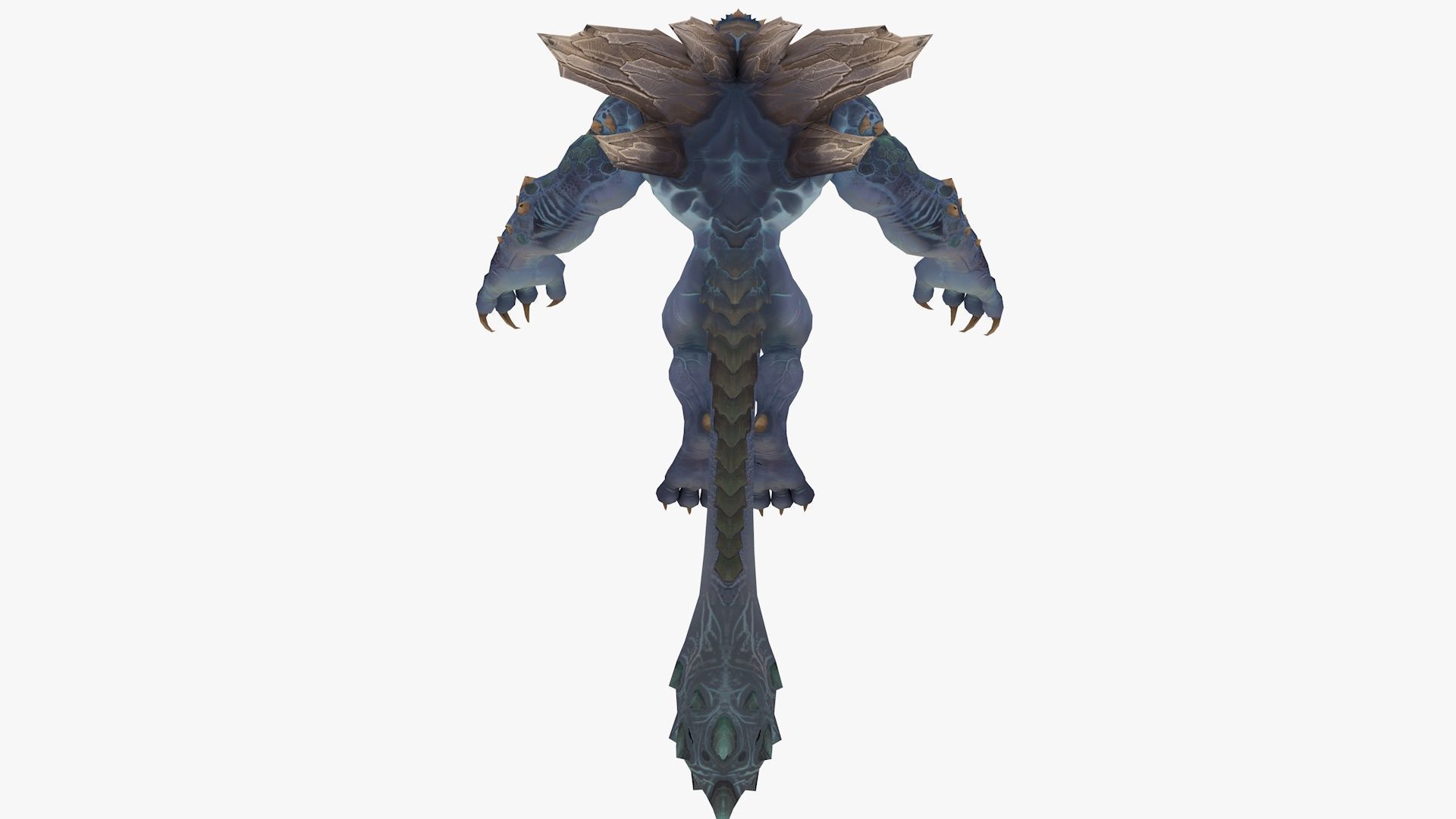 Fallen Dog Rigged and Animated Low-poly 3D model_5