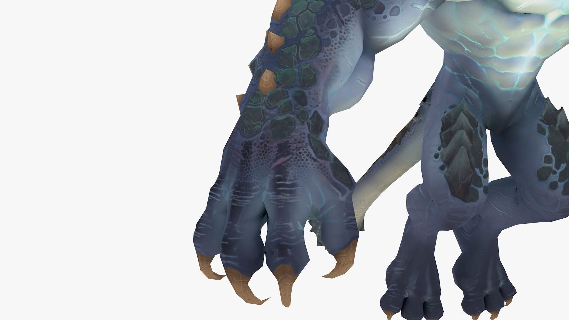 Fallen Dog Rigged and Animated Low-poly 3D model_10