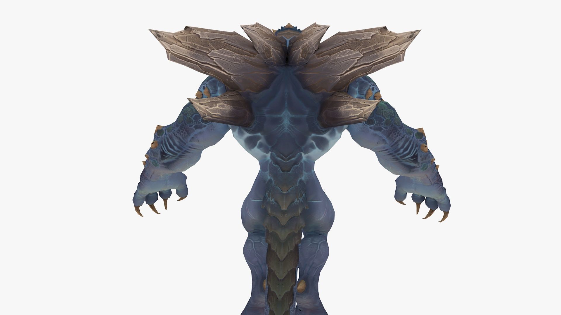 Fallen Dog Rigged and Animated Low-poly 3D model_6