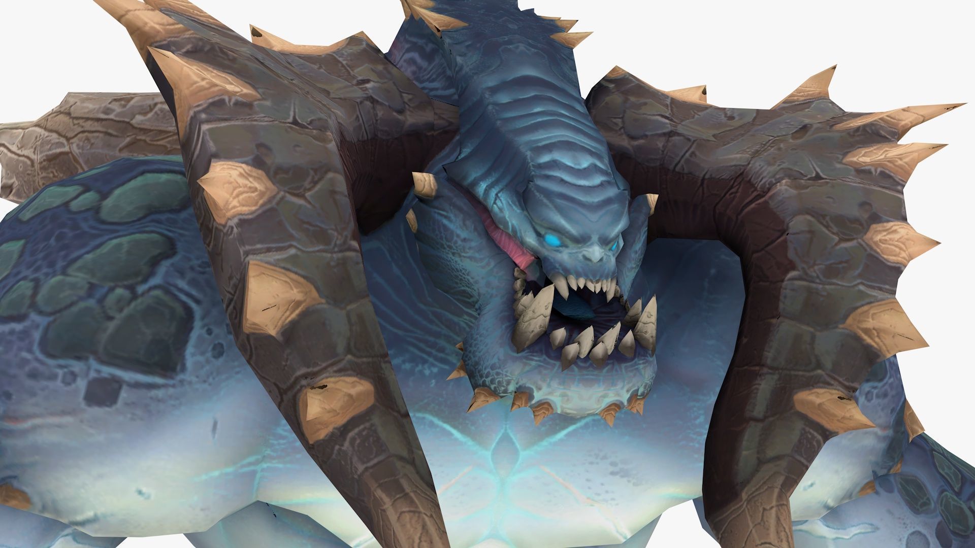 Fallen Dog Rigged and Animated Low-poly 3D model_7