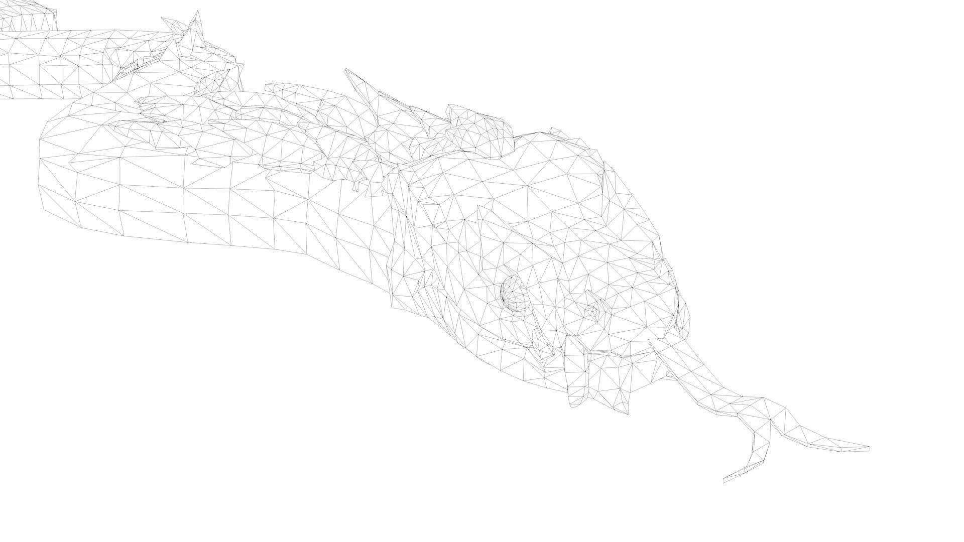 Snake Rigged and Animated Low-poly 3D model_8