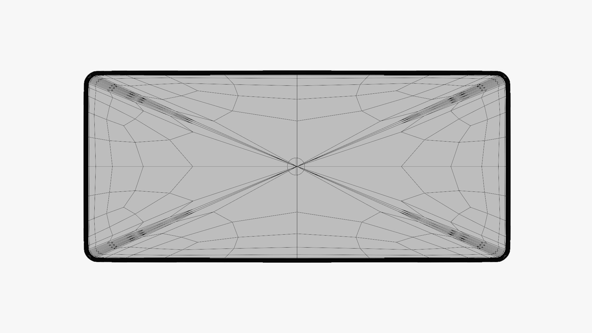 Basic Mouse Pad - Geometry Only No Textures No Materials 3D model_5