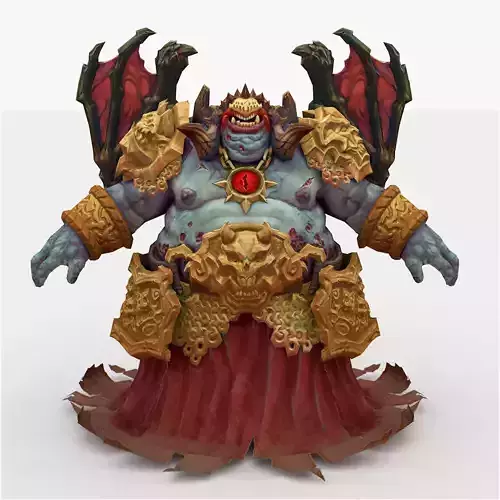 Belial Rigged and Animated