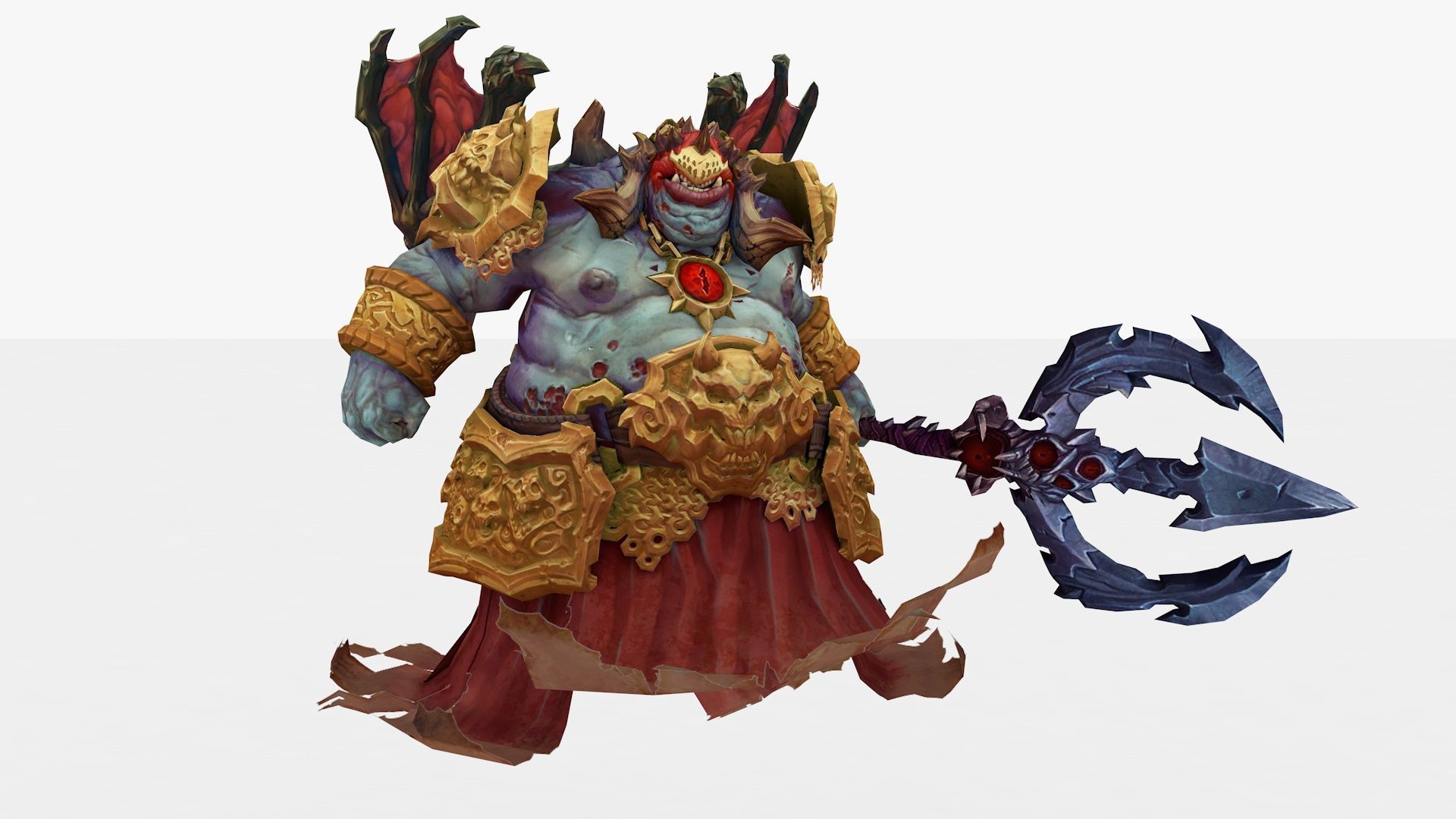 Belial Rigged and Animated Low-poly 3D model_9