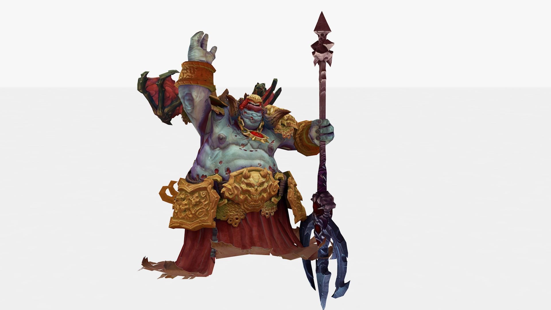 Belial Rigged and Animated Low-poly 3D model_1