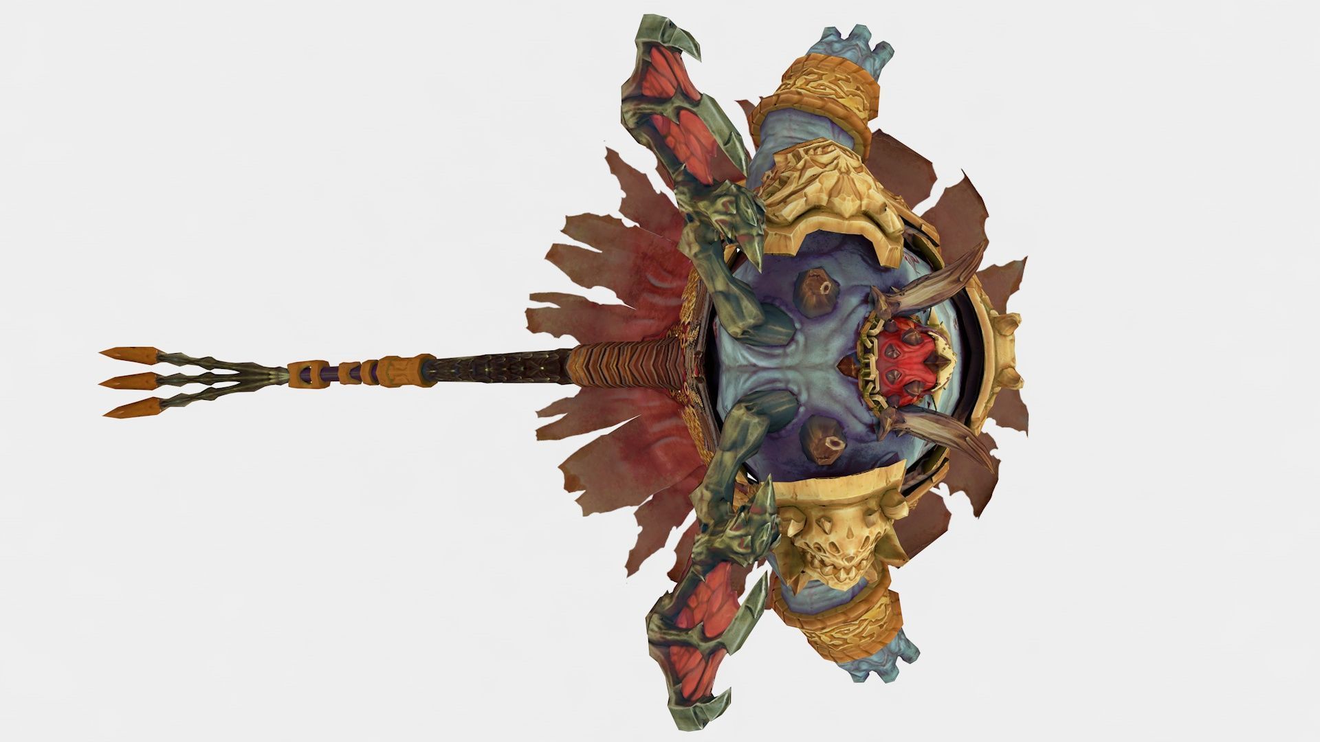 Belial Rigged and Animated Low-poly 3D model_7