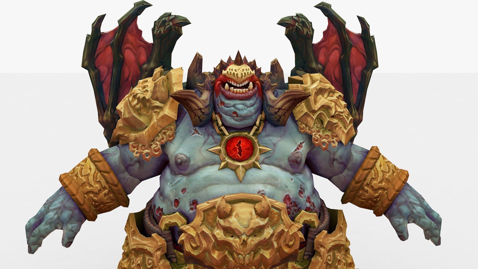 Belial Rigged and Animated Low-poly 3D model_2