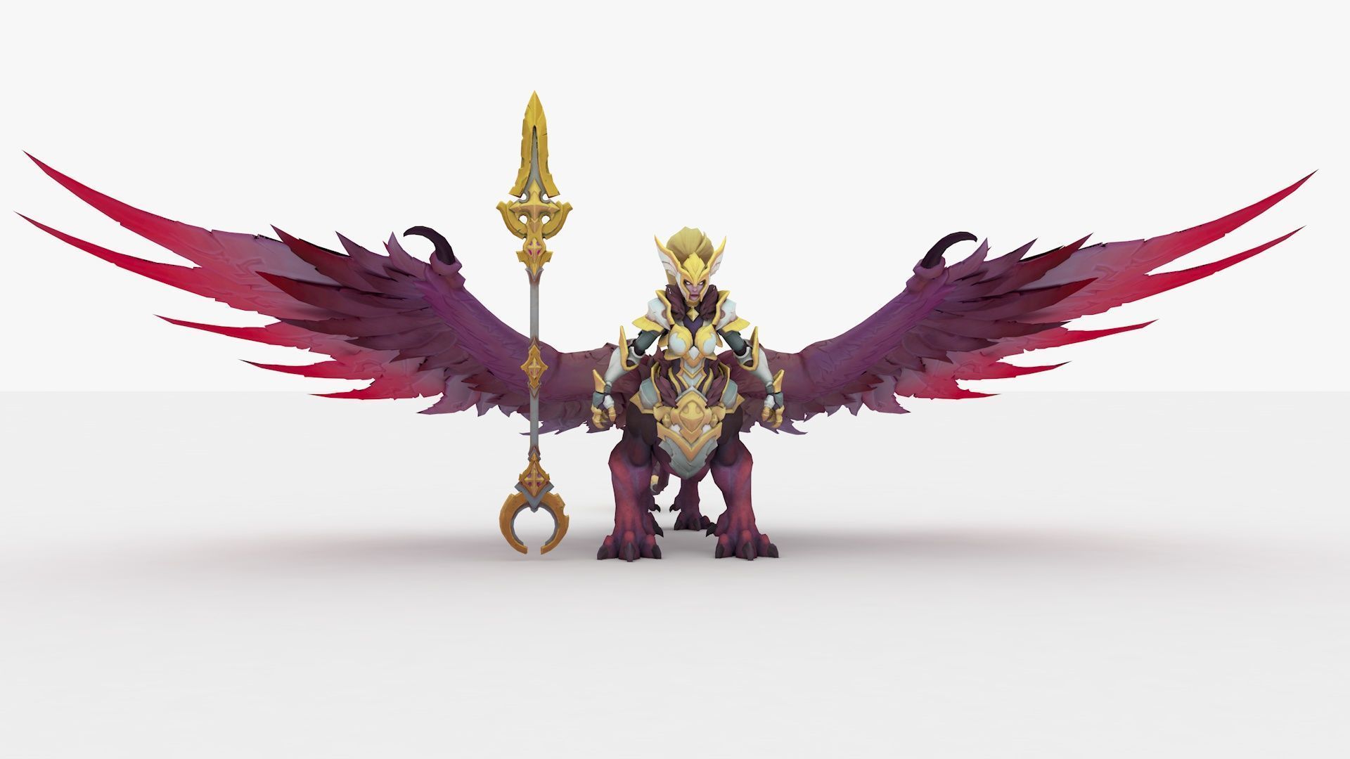 Astarte Rigged and Animated Low-poly 3D model_4