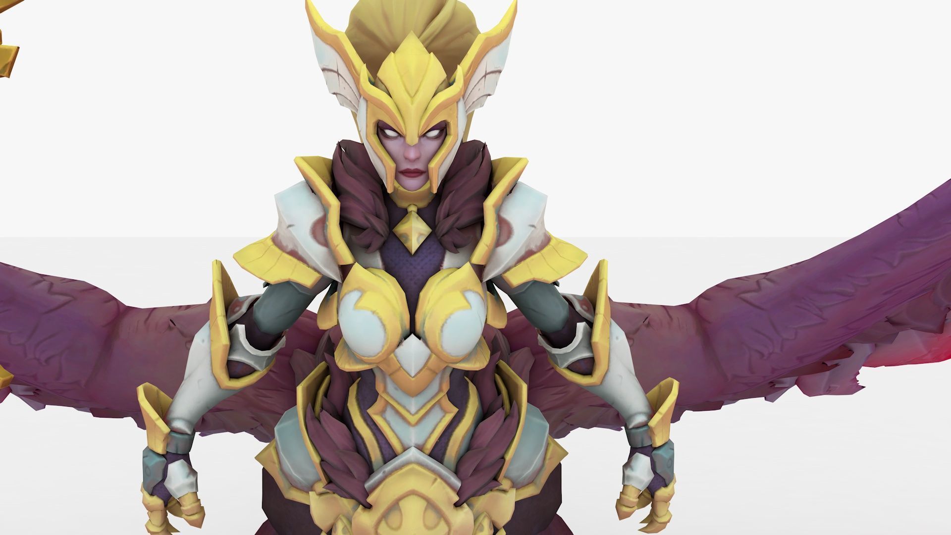 Astarte Rigged and Animated Low-poly 3D model_7