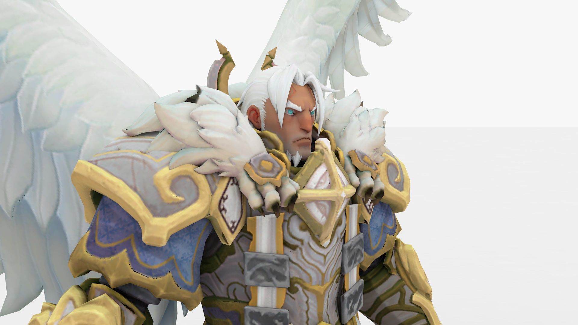 Abaddon Young Low-poly 3D model_3