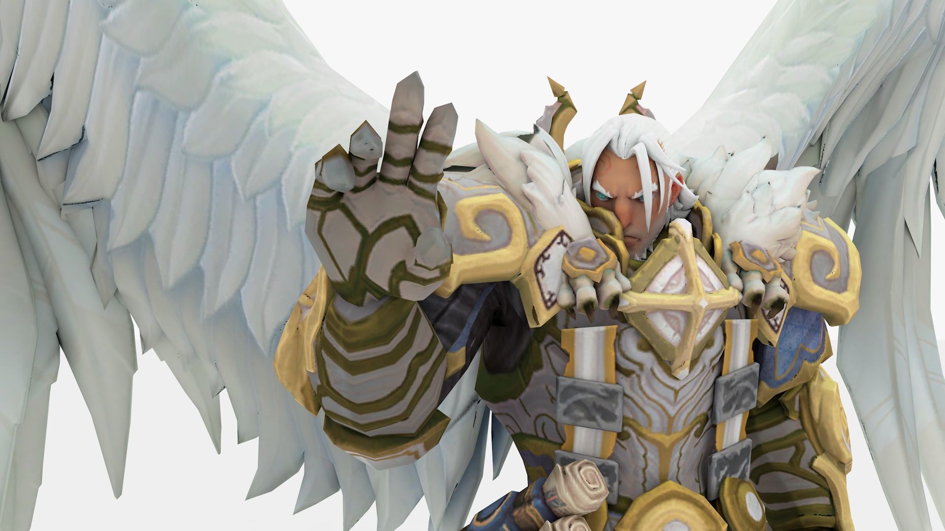 Abaddon Young Low-poly 3D model_12