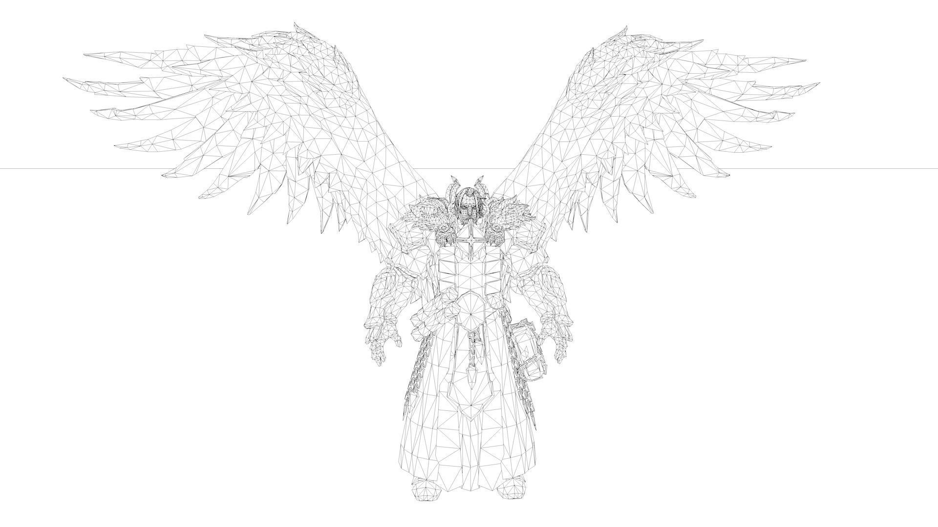 Abaddon Young Low-poly 3D model_15