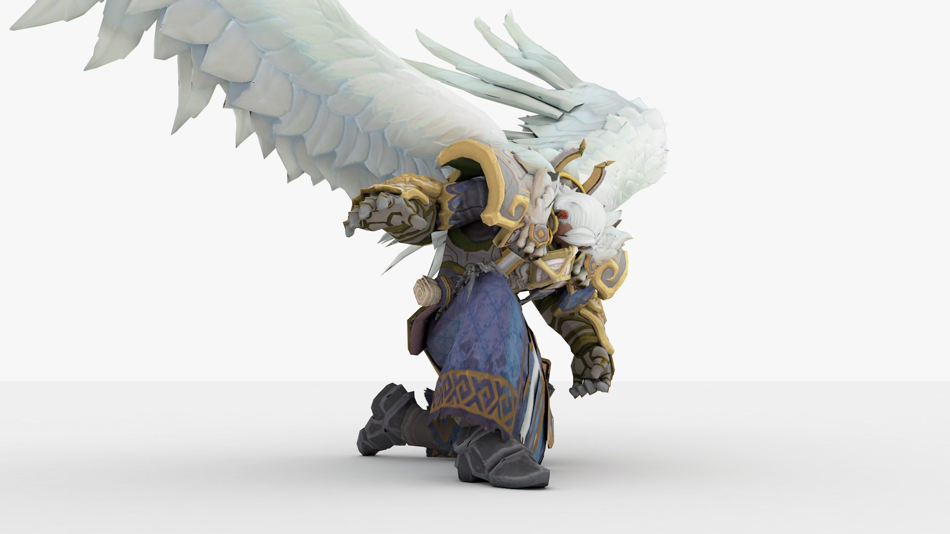 Abaddon Young Low-poly 3D model_9