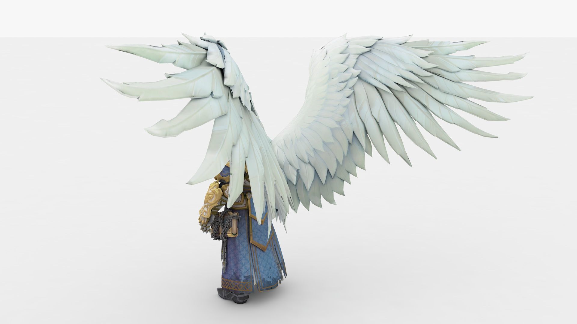 Abaddon Young Low-poly 3D model_7