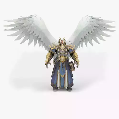 Abaddon Young Low-poly 3D model