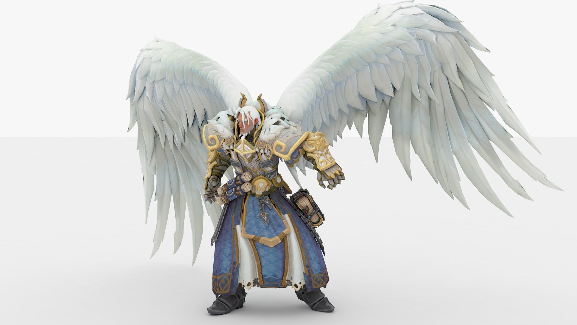 Abaddon Young Low-poly 3D model_10