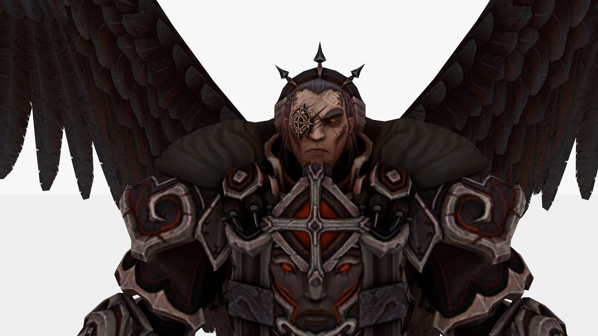 Abaddon Demon Rigged and Animated Low-poly 3D model_3