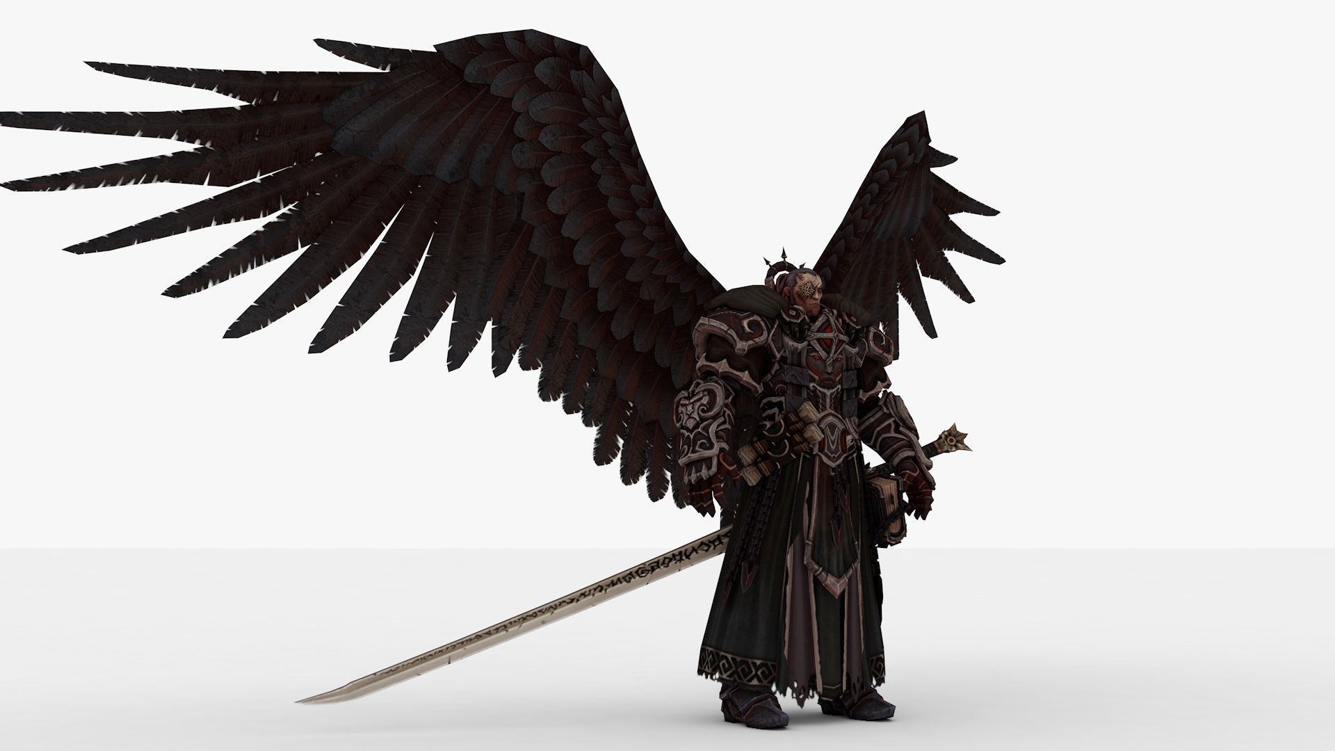 Abaddon Demon Rigged and Animated Low-poly 3D model_5