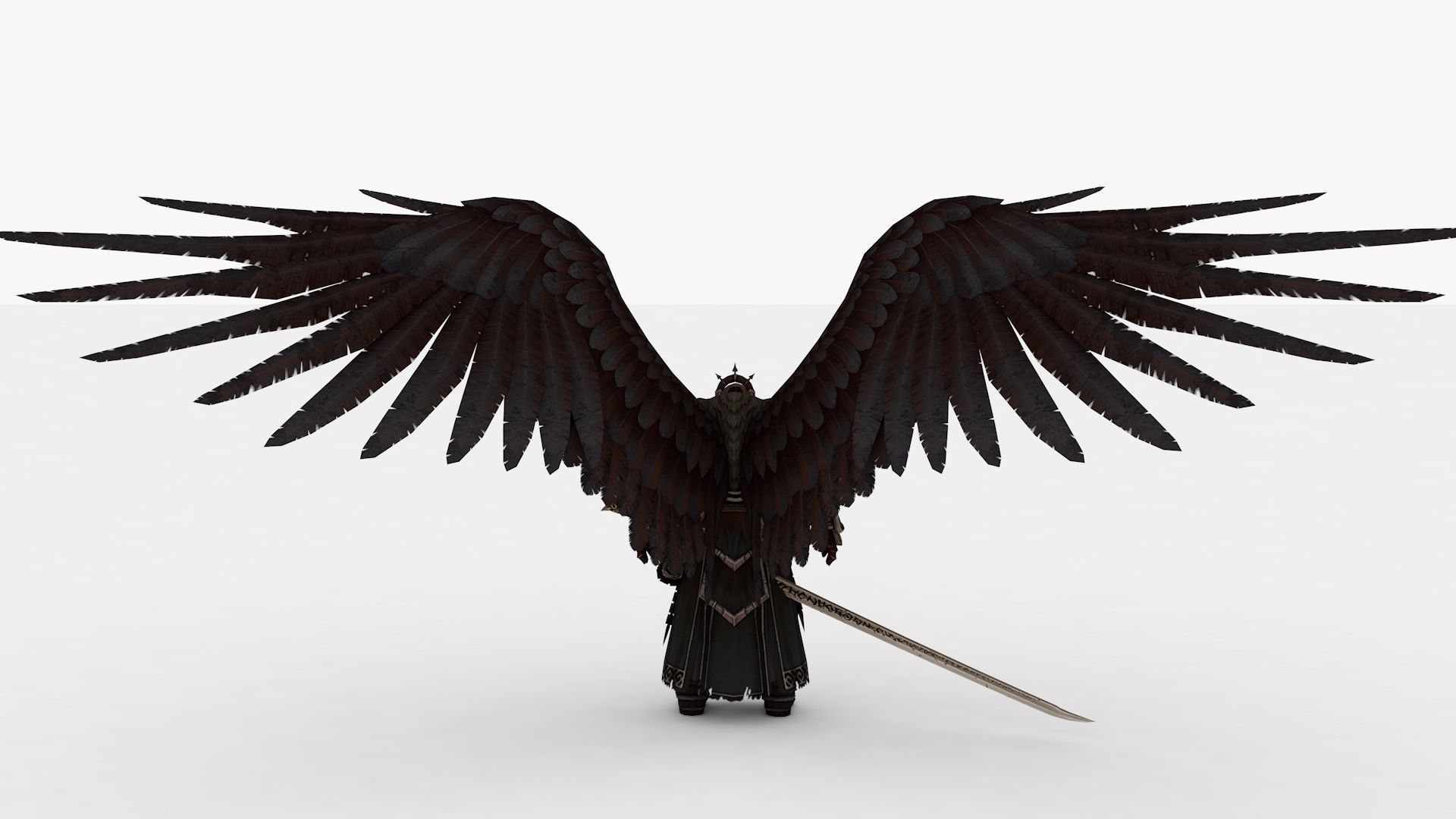 Abaddon Demon Rigged and Animated Low-poly 3D model_4