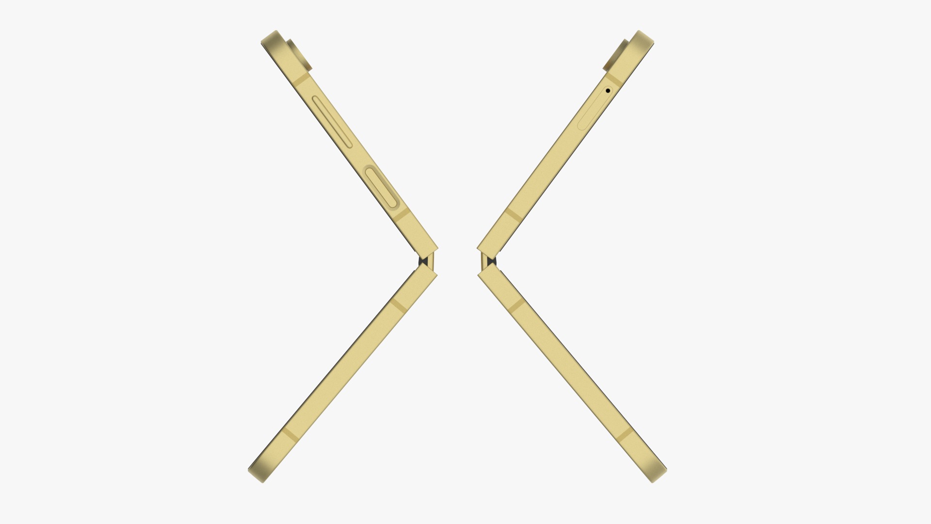 Samsung Galaxy Z Flip 6 Yellow 3D model_5