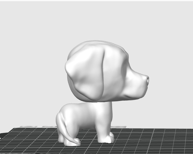 Funko Beagle dog  3D print model_4