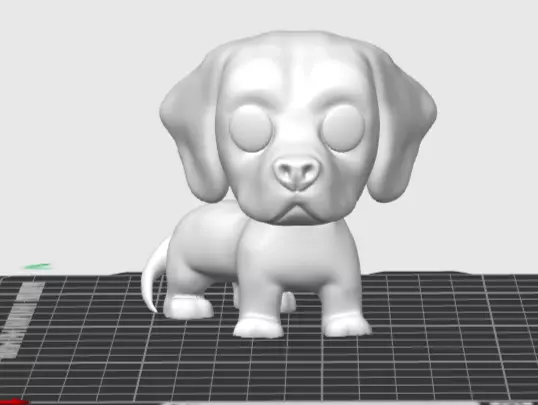 Funko Beagle dog  3D print model_0