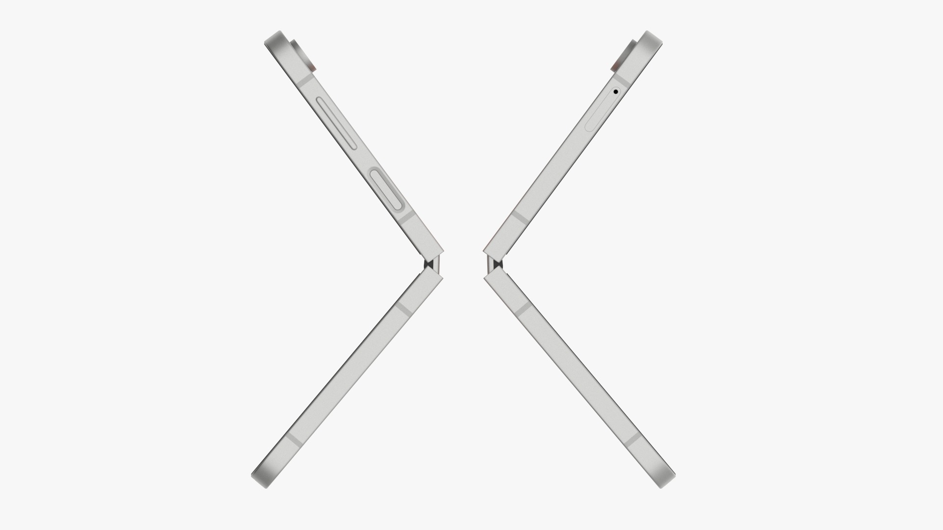 Samsung Galaxy Z Flip 6 Peach 3D model_4